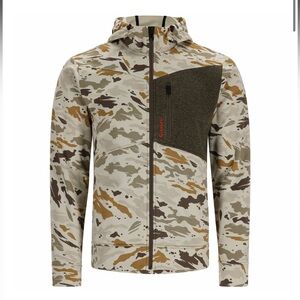 NWT SIMMS Men’s Camo CX Hoodie Full Zip
